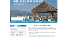 Desktop Screenshot of hotelesdeacapulco.net